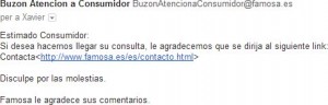 respuesta al contacto