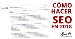 Cómo hacer SEO en 2018