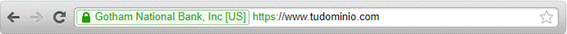 SSL validación extendida